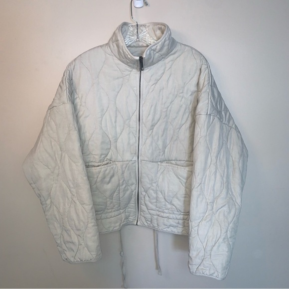 Zara Quilted Cotton Jacket XL - Picture 5 of 13
